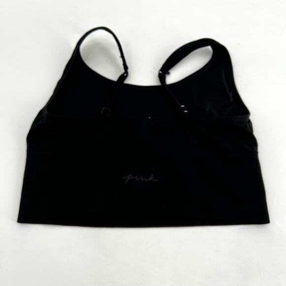 PINK Black Activewear Sports Bra L - Picture 3 of 5